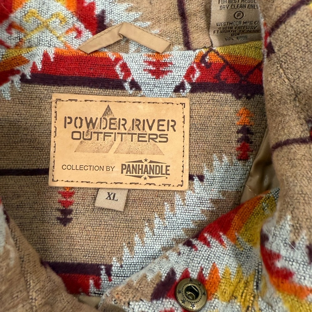 Men's Brown Patterned Jacket - Picture 3 of 3
